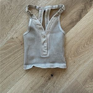 Free People Ribbed Tank, Size XS/S